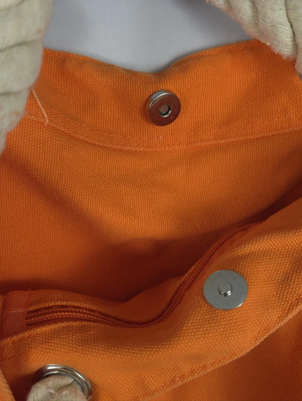 Aperol Spritz Cotton Beach Bag Tote Chunky Rope Handle